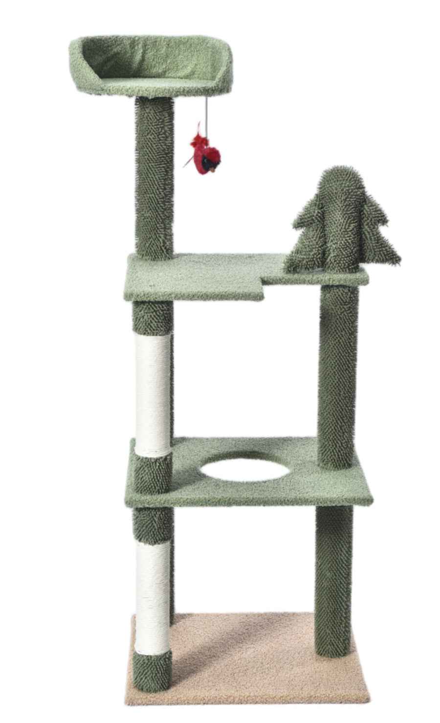 Max & Marlow 3 Level Cat Pine Tree 51 in