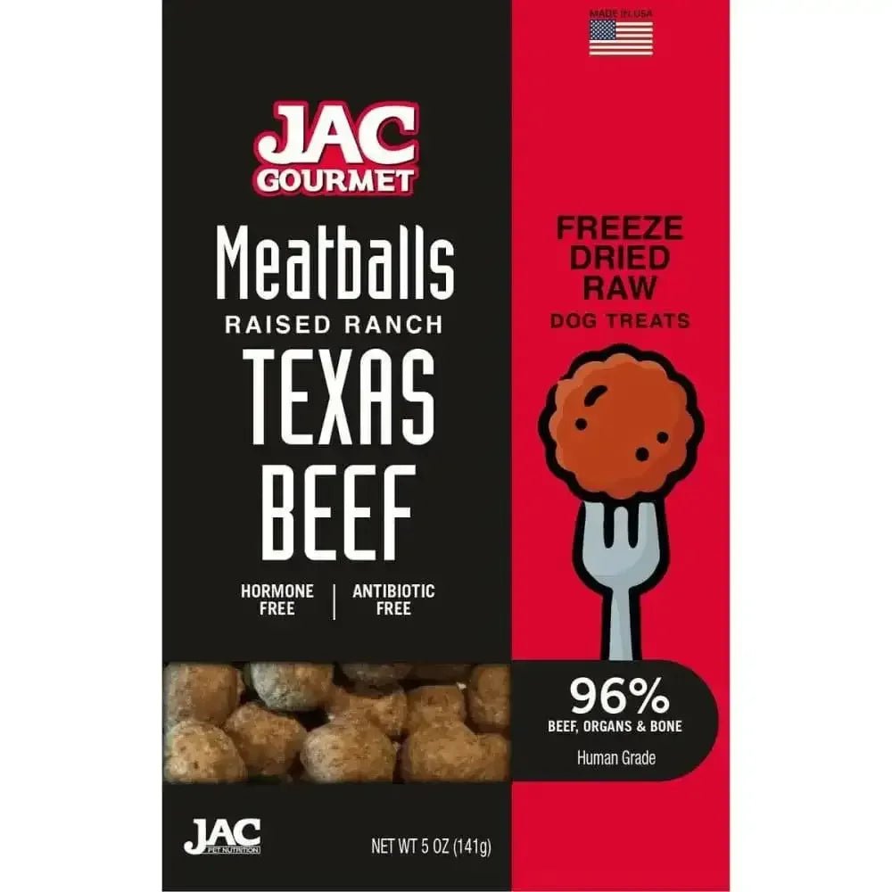 JAC Beef Meatball Treats Freeze Dried 5oz - Talis Us
