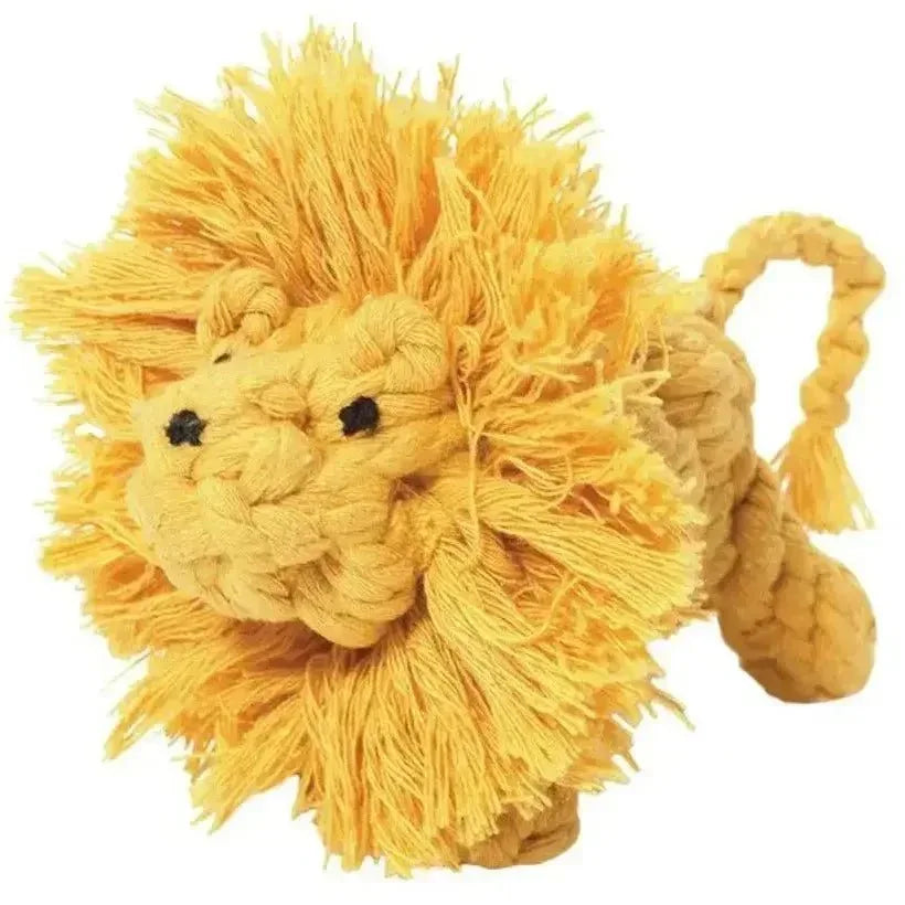 Jax & Bones Larry the Lion Rope Dog Toy - Talis Us