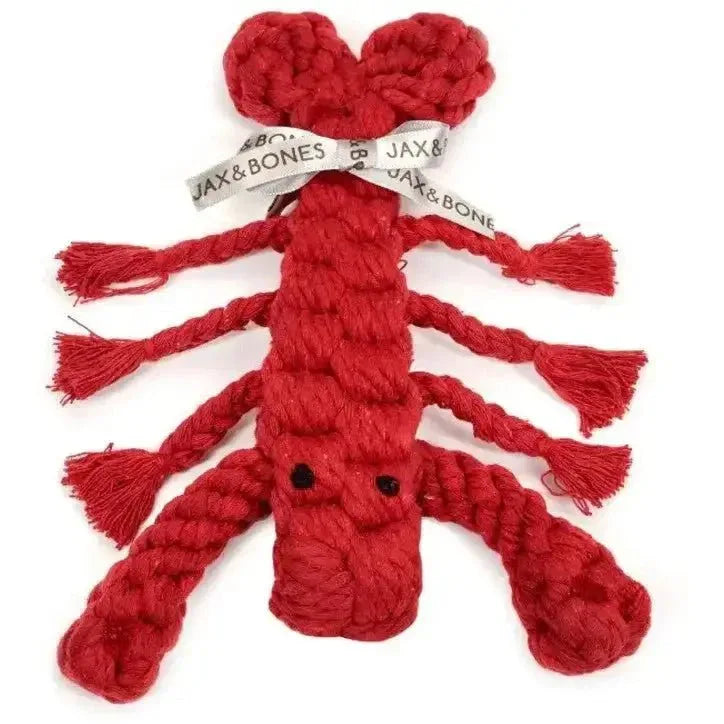 Jax & Bones Louie the Lobster Rope Dog Toy - Talis Us