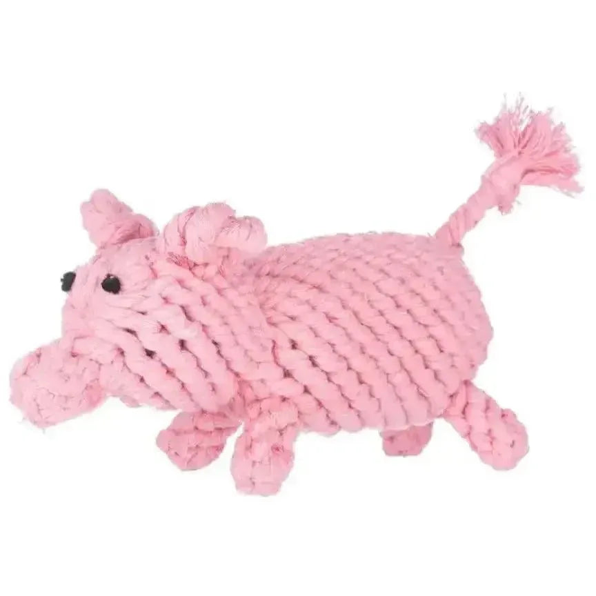 Jax & Bones Penny the Pig Rope Dog Toy - Talis Us