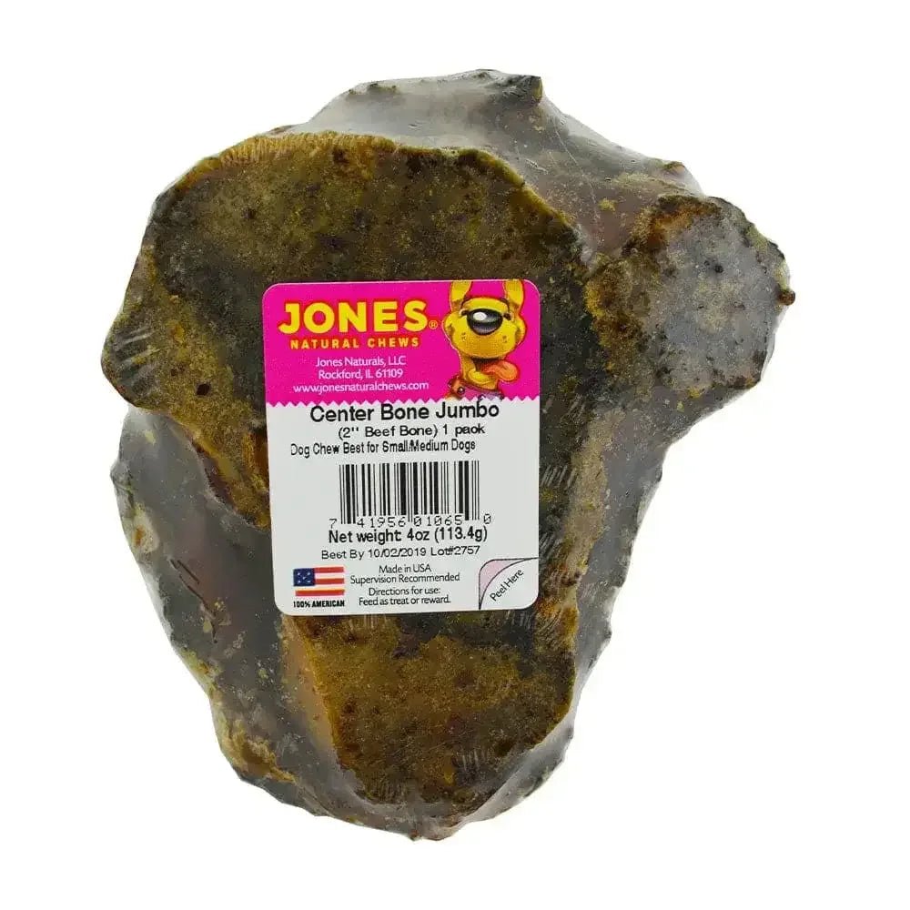 Jones? Beef Jumbo Center Bone Natural Dog Chews 2 Inch - Talis Us