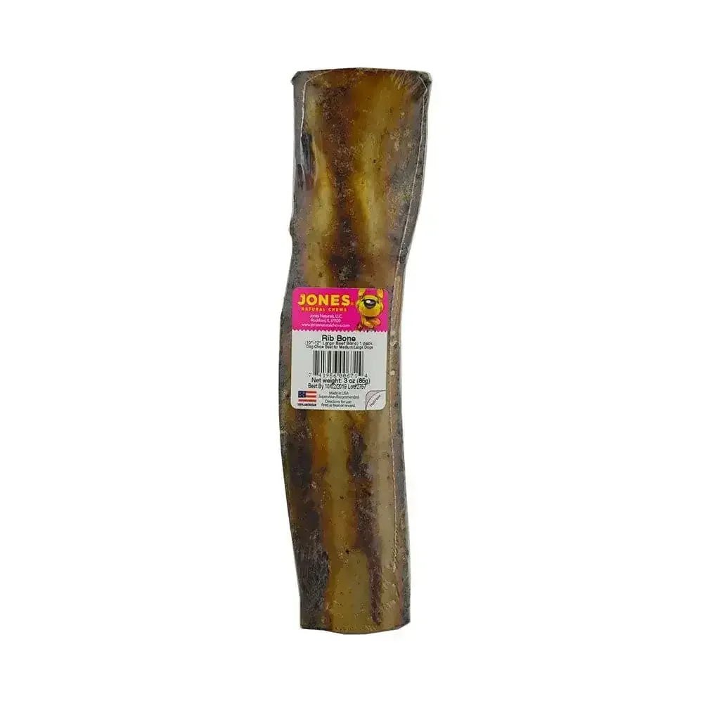 Jones Beef Rib Bone Natural Dog Chews 10 - 12 Inch - Talis Us