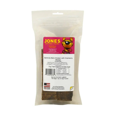 Jones Natural Chews Barknola Bar Chicken with Cranberry Healthy Dog Snacks - Talis Us