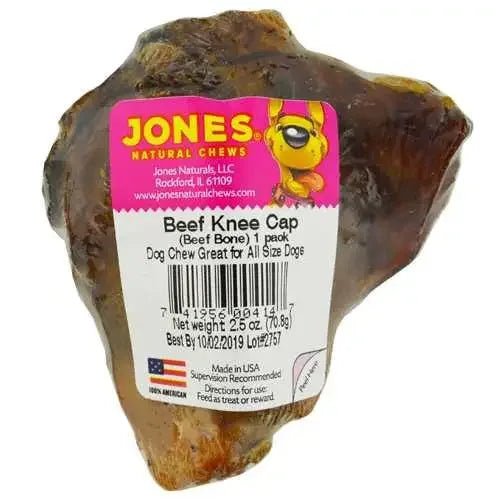 Jones Natural Chews Beef Knee Cap Dog Chew - Talis Us