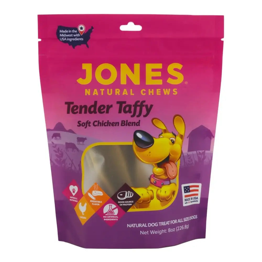 Jones Natural Chews Soft Chicken Tender Taffy Dog Treat - Talis Us