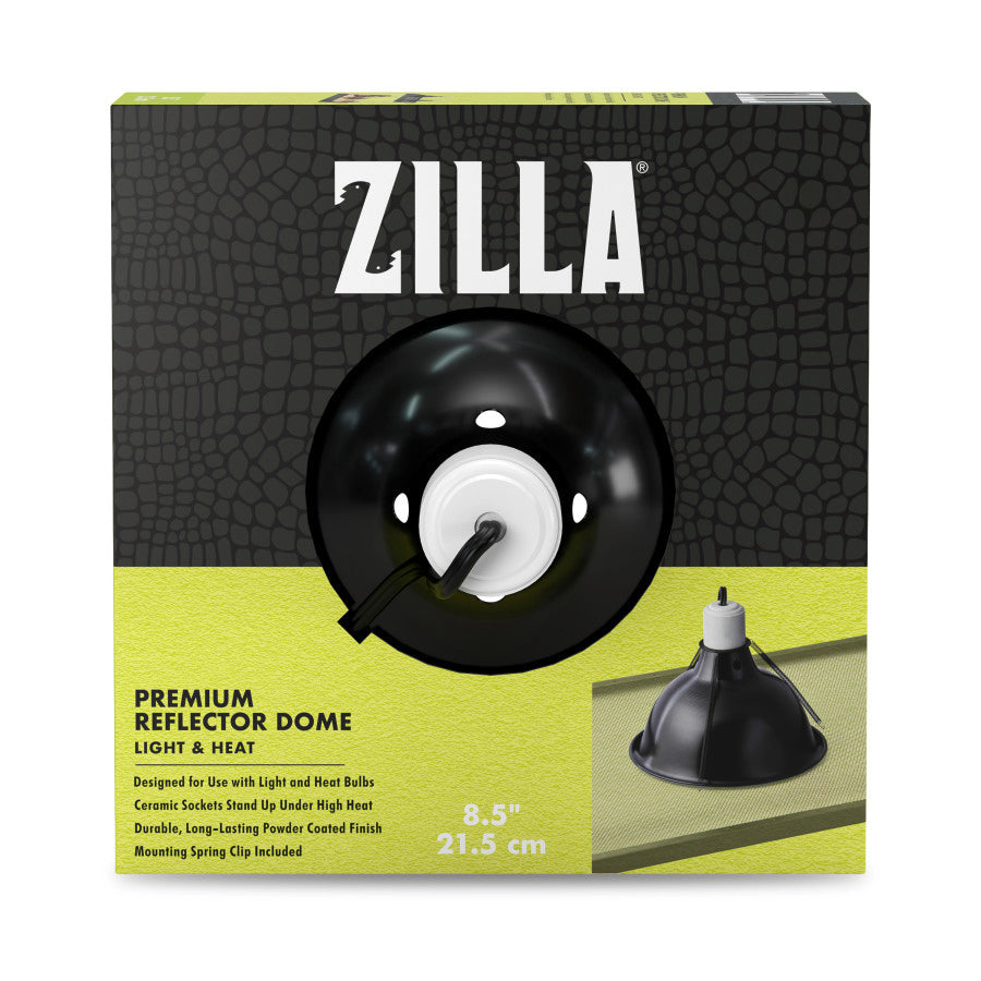 Zilla Reflector Dome Light - Enhance Your Reptile's Habitat with Style and Efficiency