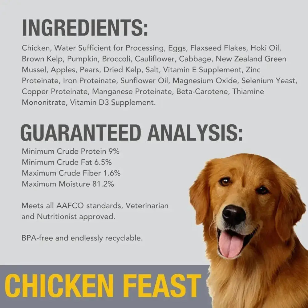 K9 Natural Cage - Free Chicken Feast Grain - Free Canned Dog Food - Talis Us