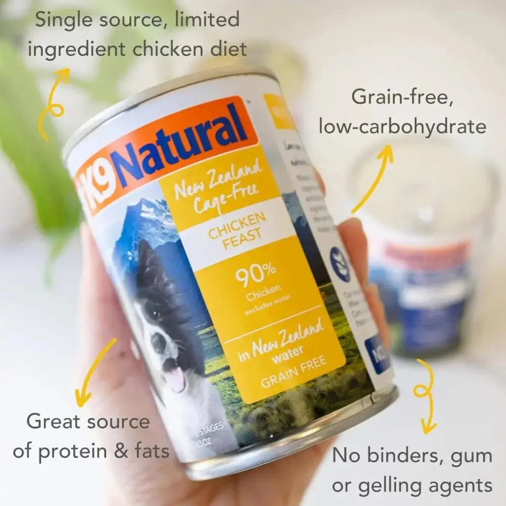 K9 Natural Cage - Free Chicken Feast Grain - Free Canned Dog Food - Talis Us