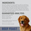 K9 Natural Grass - Fed Beef Feast Grain - Free Canned Dog Food - Talis Us