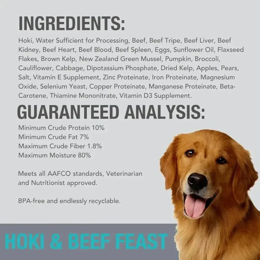 K9 Natural Hoki & Beef Grain - Free Canned Dog Food - Talis Us