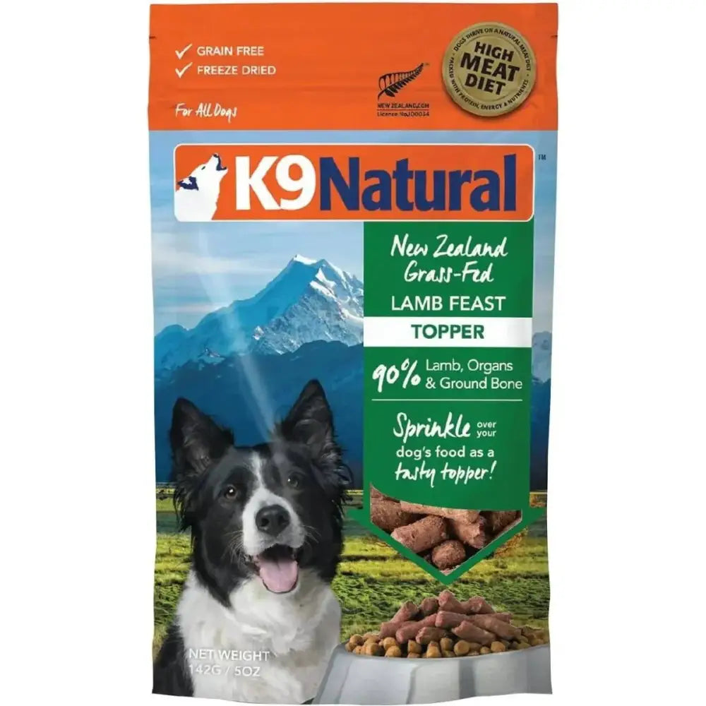 K9 Natural Lamb Feast Freeze - Dried Dog Food Topper 5oz - Talis Us