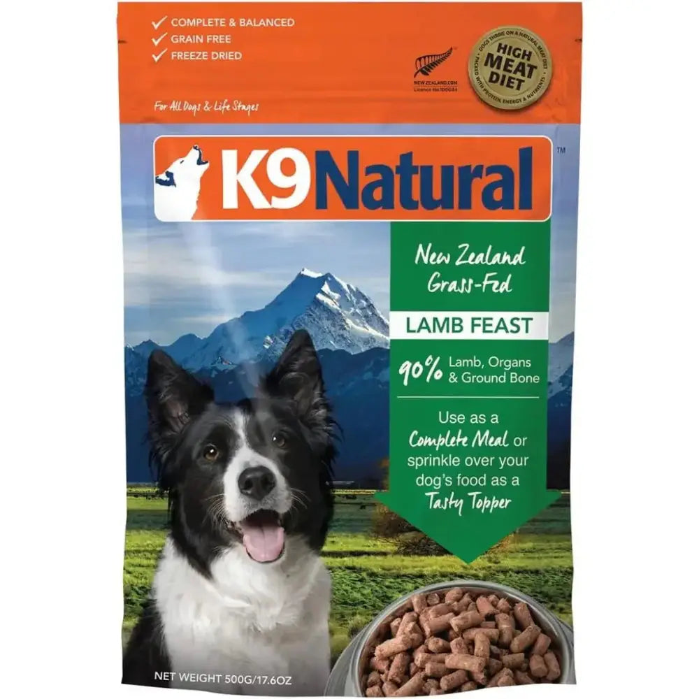 K9 Natural Lamb Feast Raw Grain - Free Freeze - Dried Dog Food - Talis Us
