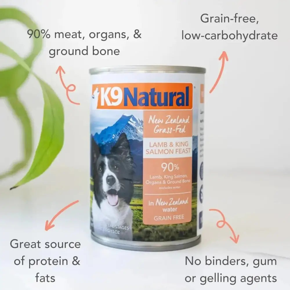 K9 Natural Lamb & King Salmon Grain - Free Canned Dog Food - Talis Us