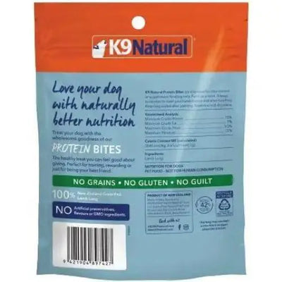 K9 Natural Lamb Lung Protein Bites Air - Dried Dog Treats 2.1oz - Talis Us