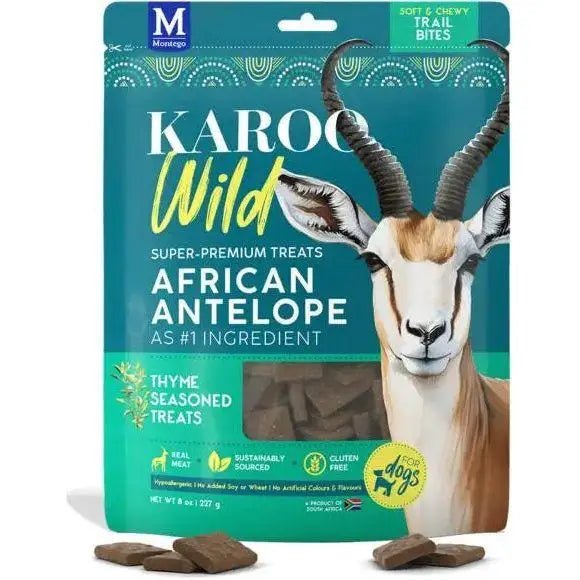 Karoo Wild African Antelope Trail Bites Premium Dog Treats 8oz - Talis Us