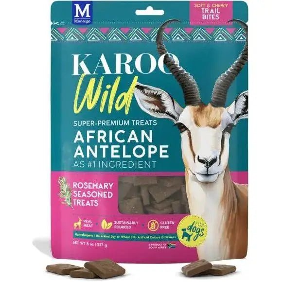 Karoo Wild African Antelope Trail Bites Premium Dog Treats 8oz - Talis Us