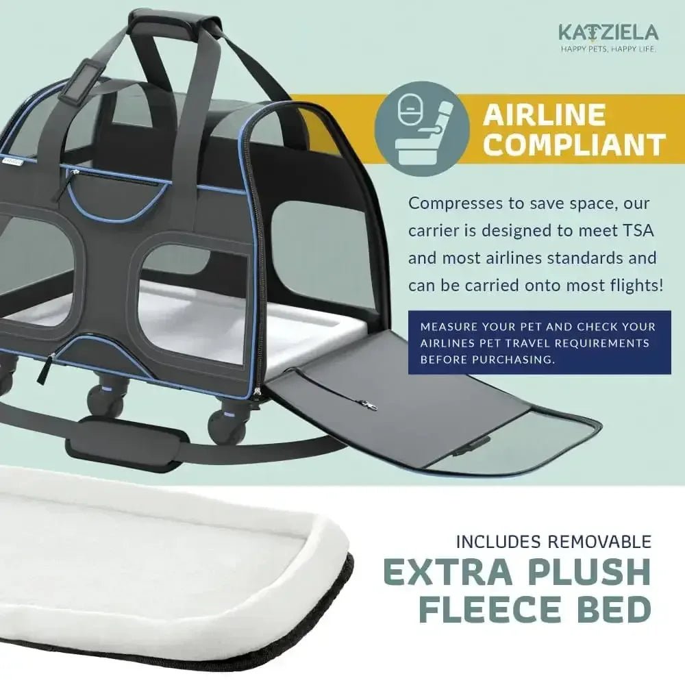 Katziela Luxury Rider Dog & Cat Carrier - Talis Us