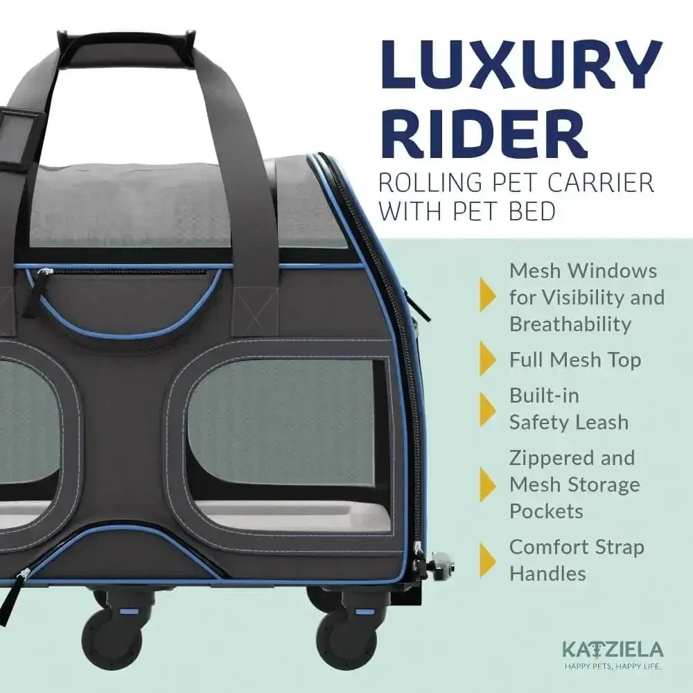 Katziela Luxury Rider Dog & Cat Carrier - Talis Us