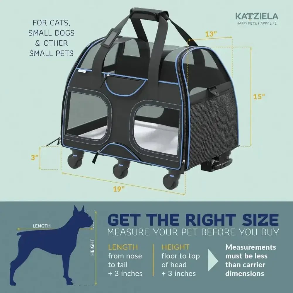 Katziela Luxury Rider Dog & Cat Carrier - Talis Us