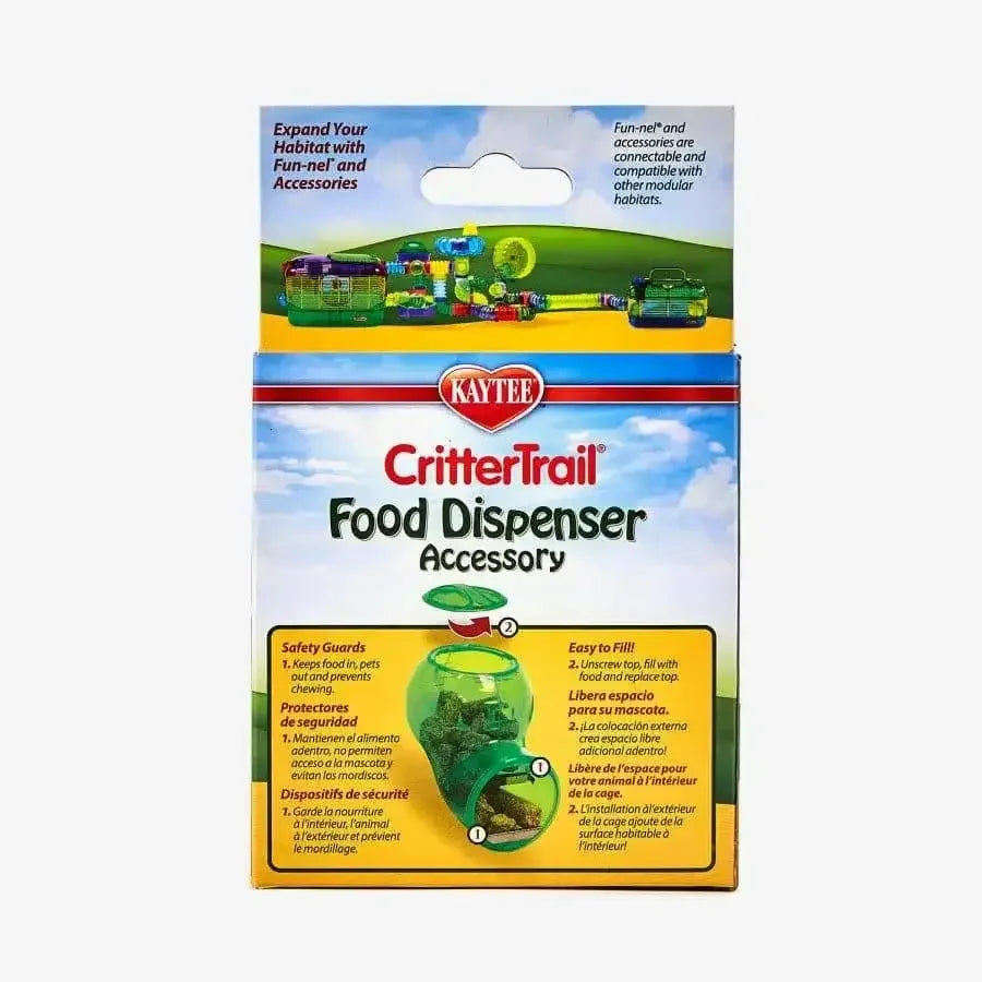 Kaytee CritterTrail Food Dispenser Accessory 3.75 in X 2.75 in X 4 in Kaytee® CPD
