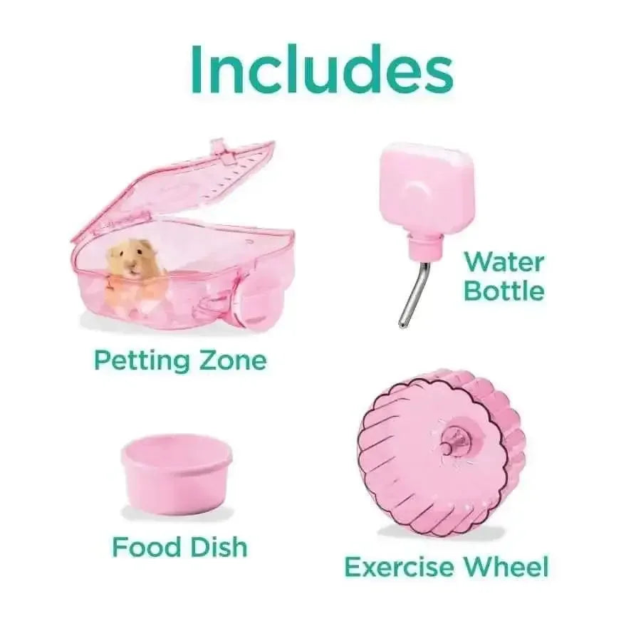 Kaytee CritterTrail One Level Habitat Pink Edition 1ea/20 in X 11.5 in X 11 in Kaytee® CPD
