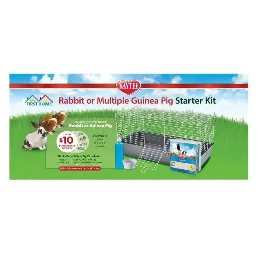 Kaytee My First Home Rabbit Cage or Multiple Guinea Pig Starter Kit Kaytee