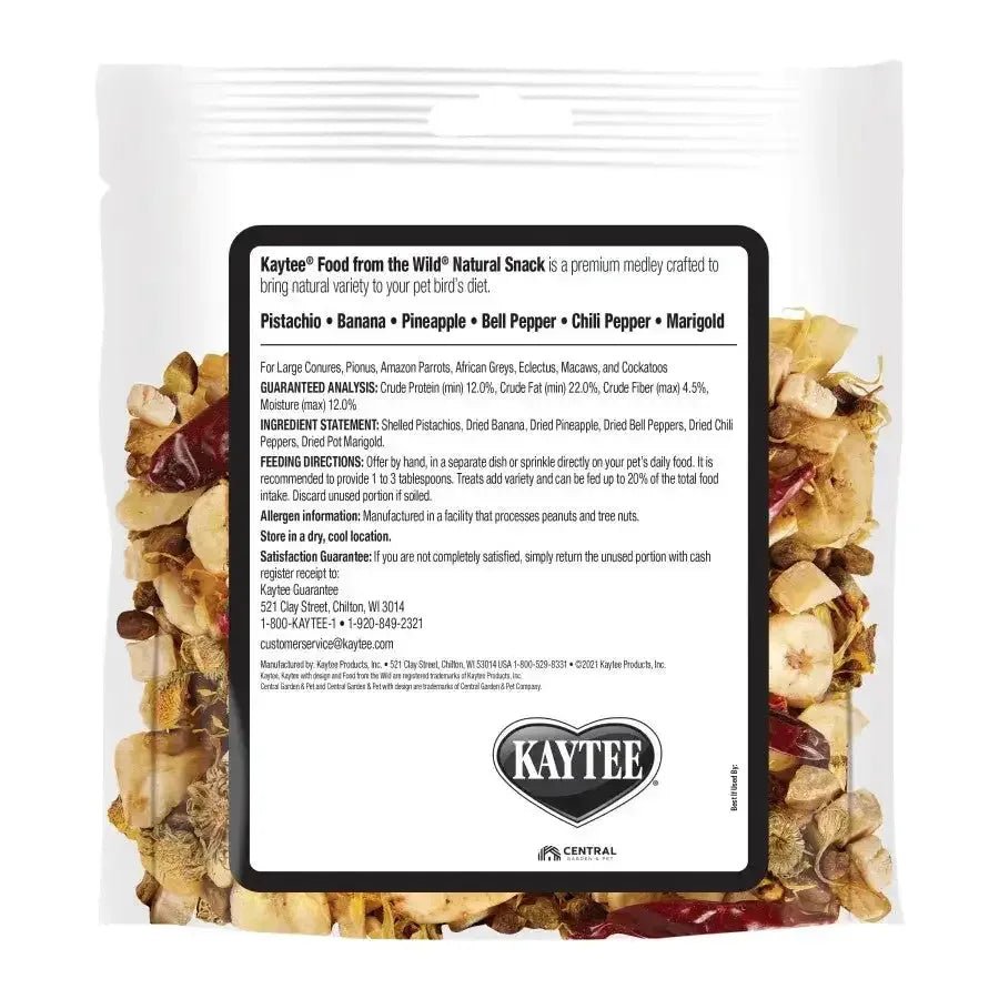 Kaytee Food from the Wild Natural Snack Med/Lrg Pet Bird - Talis Us