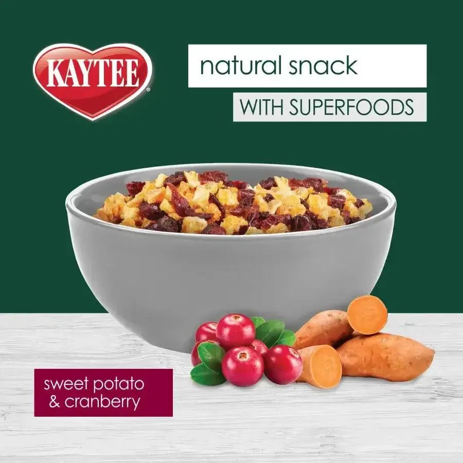 Kaytee Natural Snack with Superfoods Sweet Potato & Cranberry - Talis Us