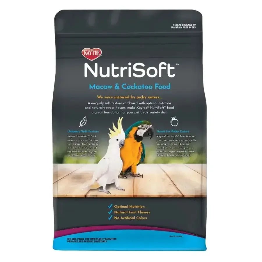 Kaytee NutriSoft Macaw & Cockatoo 3 lb - Talis Us