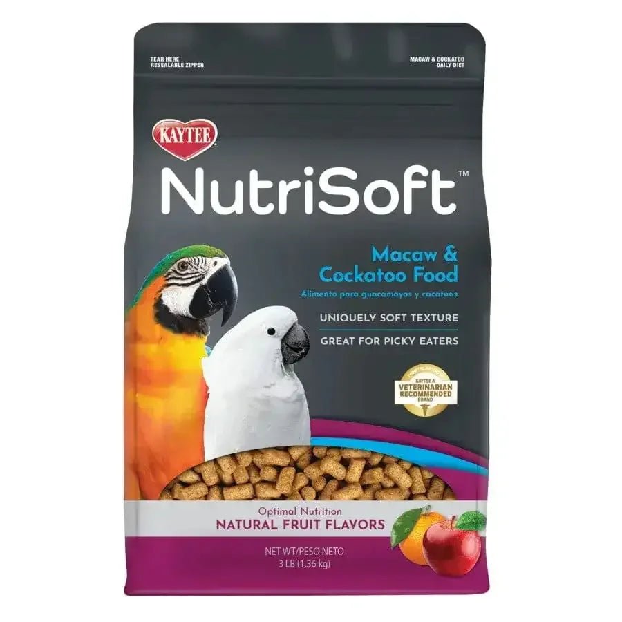 Kaytee NutriSoft Macaw & Cockatoo 3 lb - Talis Us
