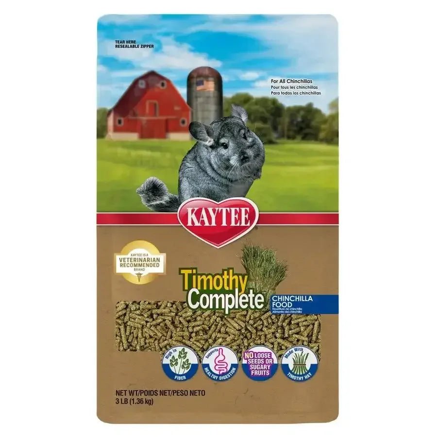 Kaytee Timothy Complete Chinchilla Food 3 lb - Talis Us
