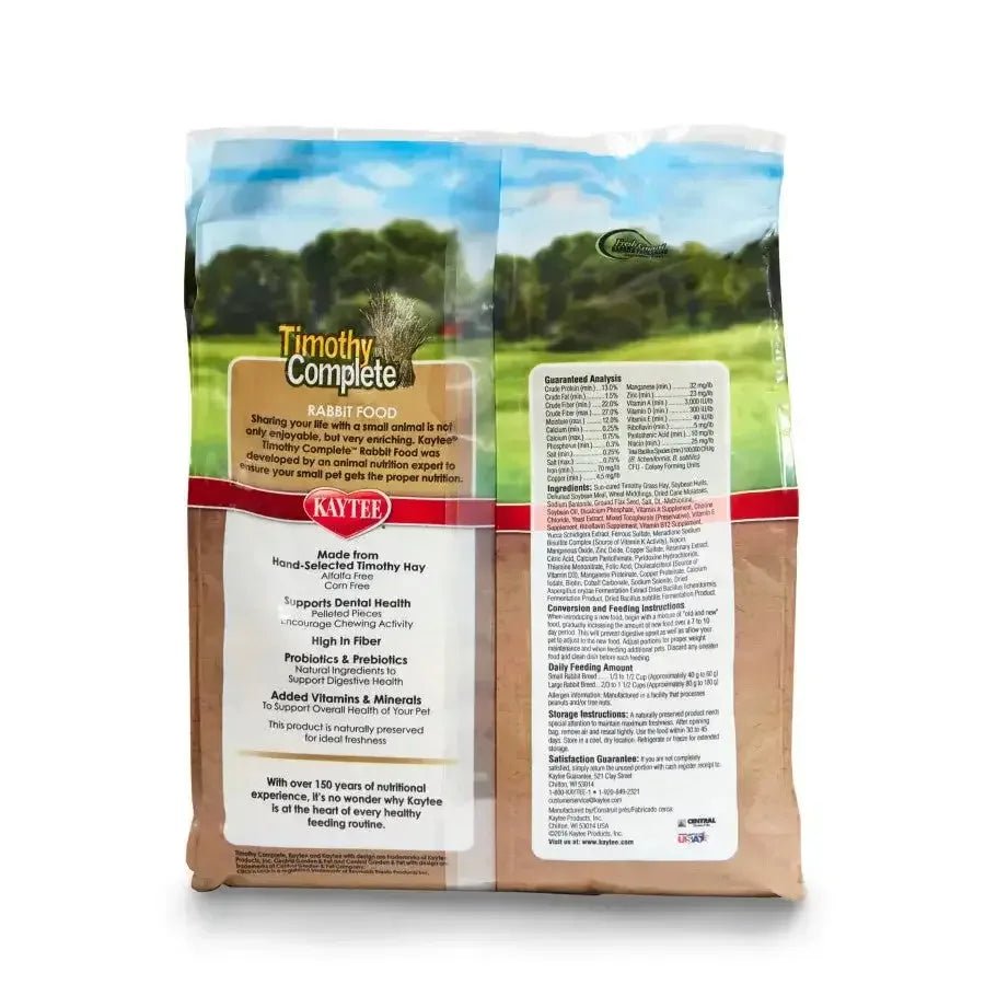 Kaytee Timothy Complete Rabbit Food - Talis Us