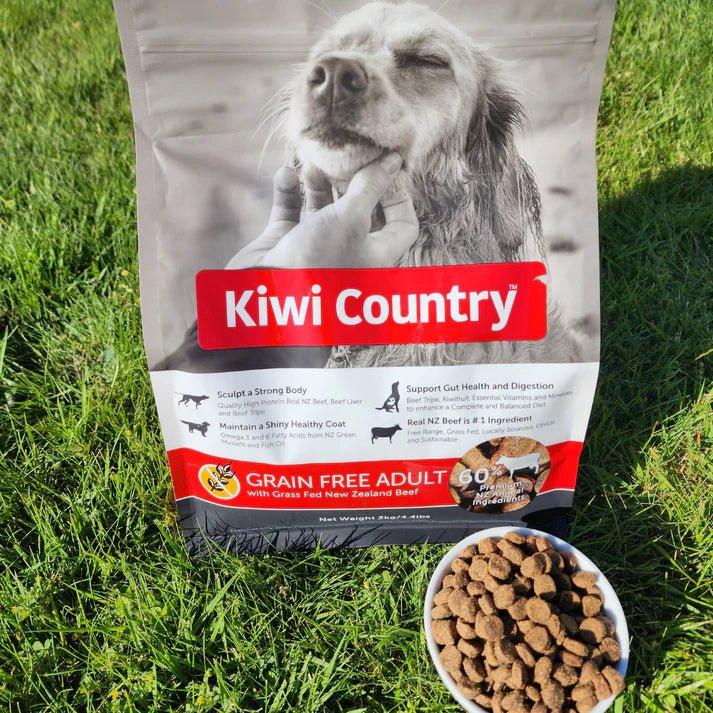 Kiwi Country Grain - Free Beef Dry Dog Food 4.4 lb - Talis Us