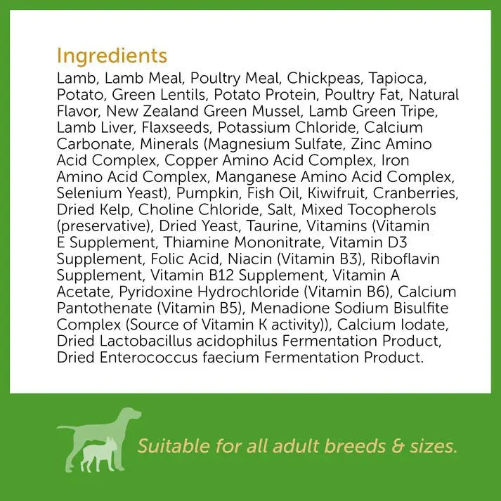 Kiwi Country Grain - Free Lamb Dry Dog Food 4.4 lb - Talis Us