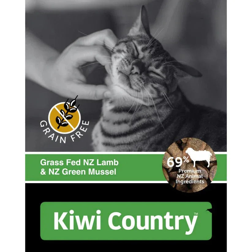 Kiwi Country Grain - Free Lamb & NZ Green Mussel Dry Cat Food 2.2 lb - Talis Us