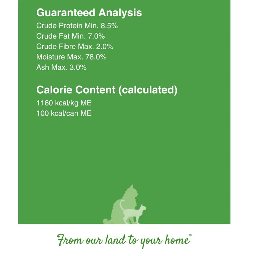 Kiwi Country Lamb & NZ Green Mussel Wet Cat Food 24ea/3 oz - Talis Us