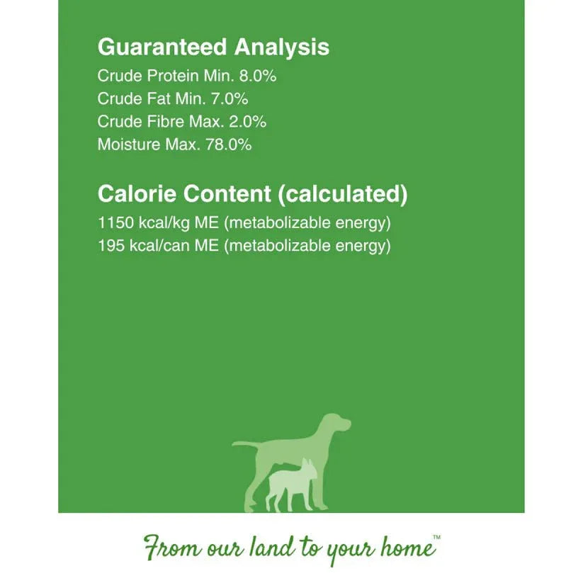 Kiwi Country Lamb & NZ Green Mussel Wet Dog Food 24ea/6 oz - Talis Us