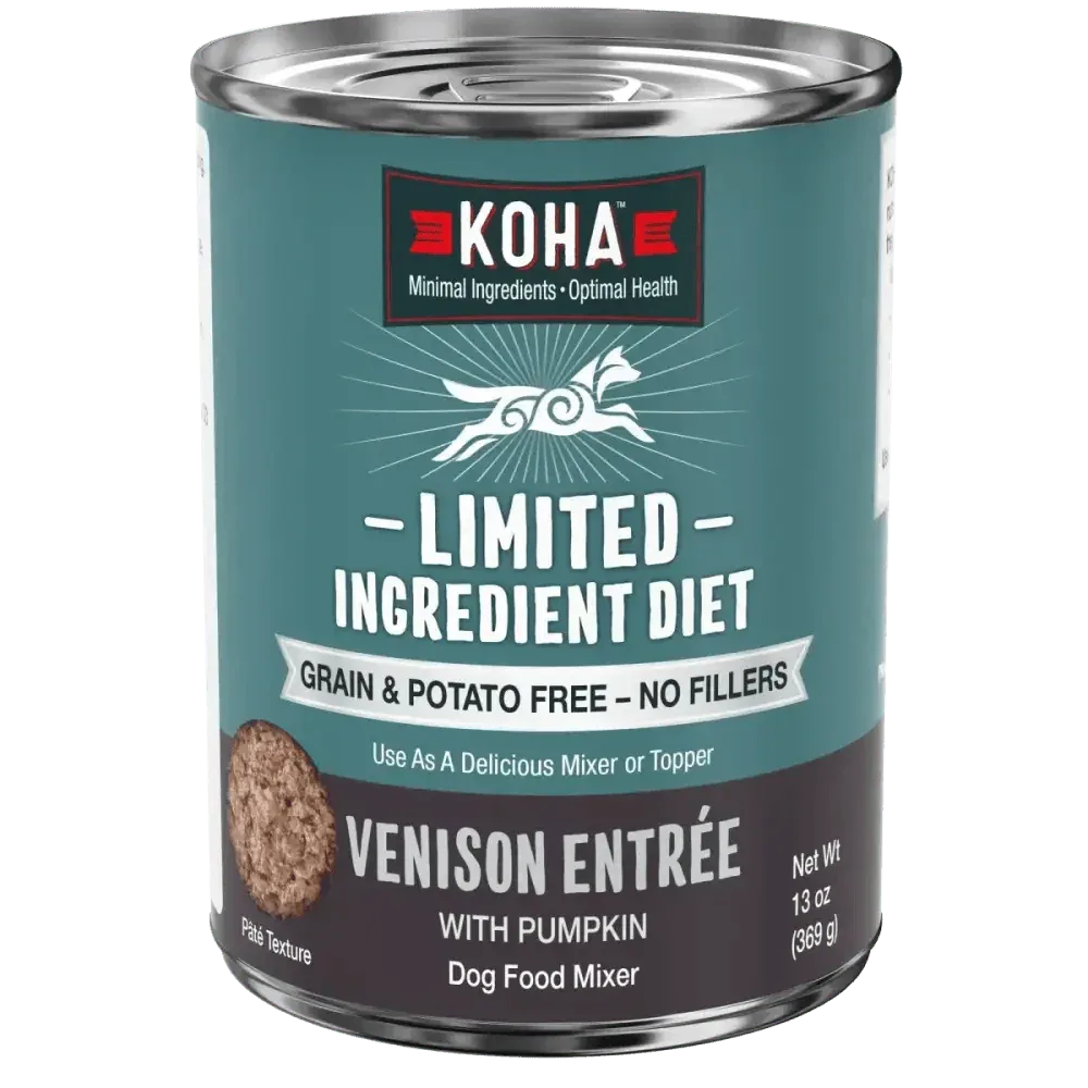 KOHA Limited Ingredient Diet Venison Entrée Wet Dog Food 12ea/13 oz - Talis Us