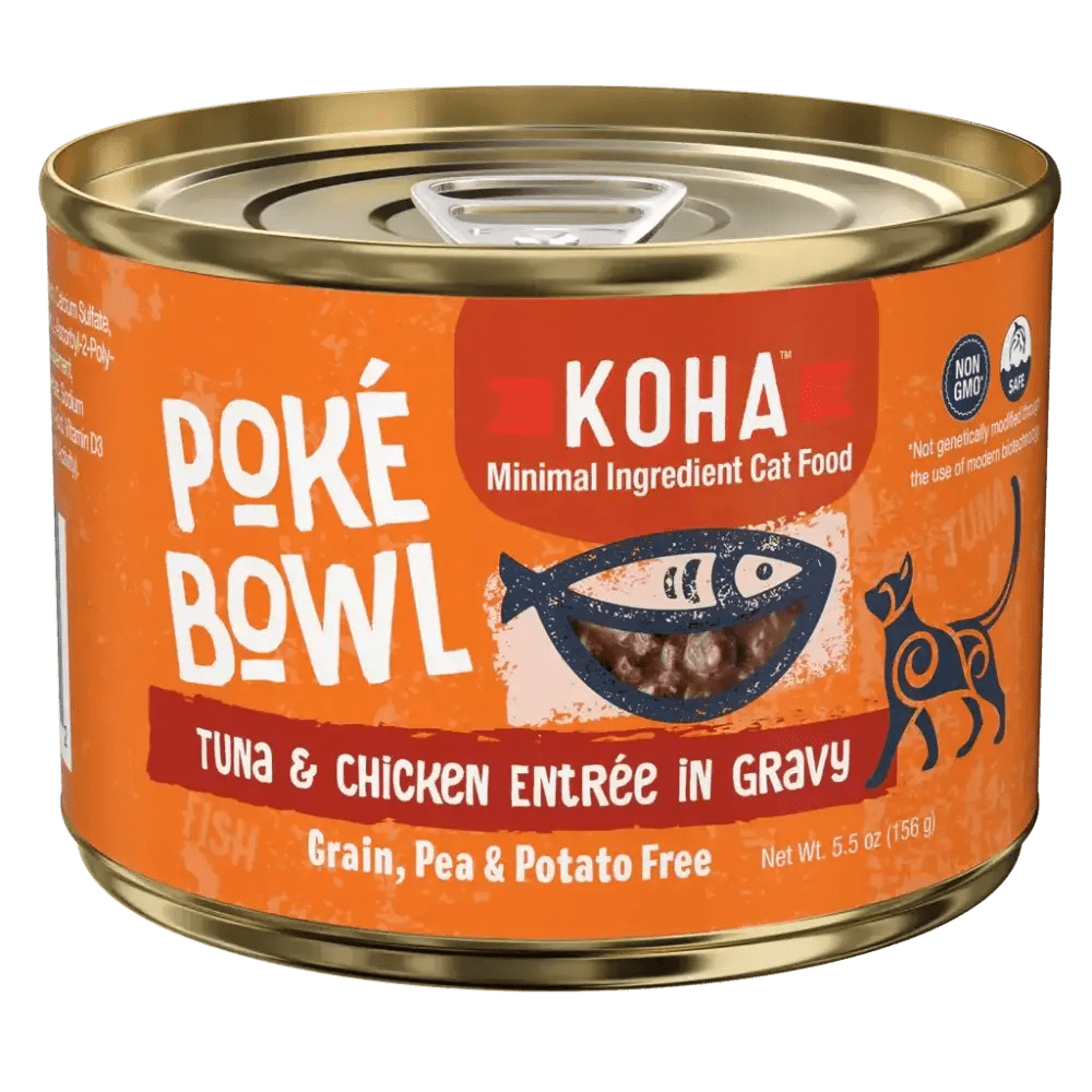 KOHA Poké Bowl Tuna & Chicken Entrée in Gravy for Cats - Talis Us