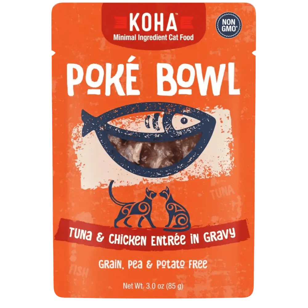 KOHA Poké Bowl Tuna & Chicken Entrée in Gravy for Cats - Talis Us
