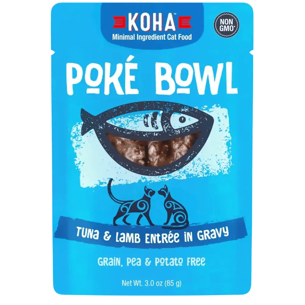 KOHA Poké Bowl Tuna & Lamb Entrée in Gravy for Cats - Talis Us