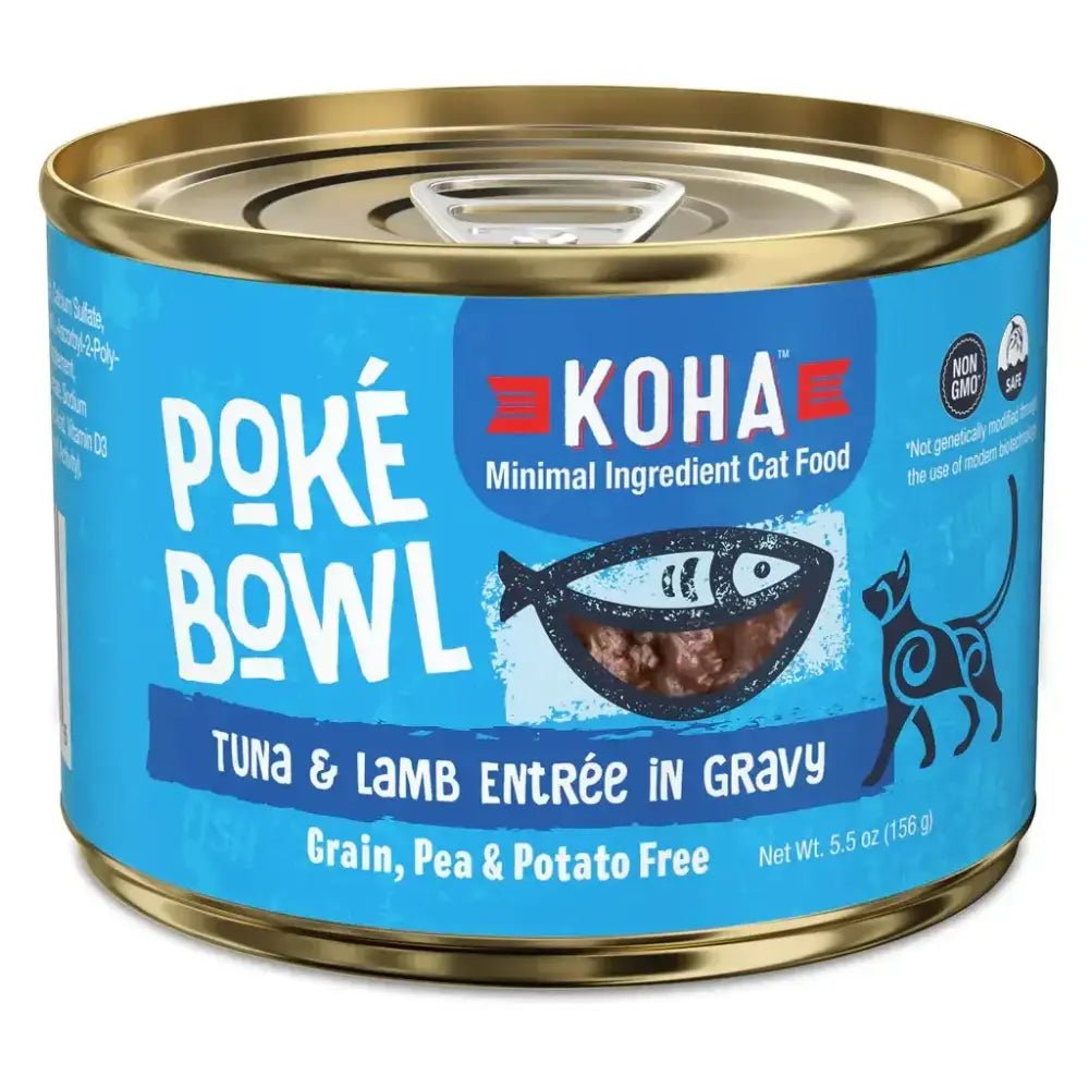 KOHA Poké Bowl Tuna & Lamb Entrée in Gravy for Cats - Talis Us
