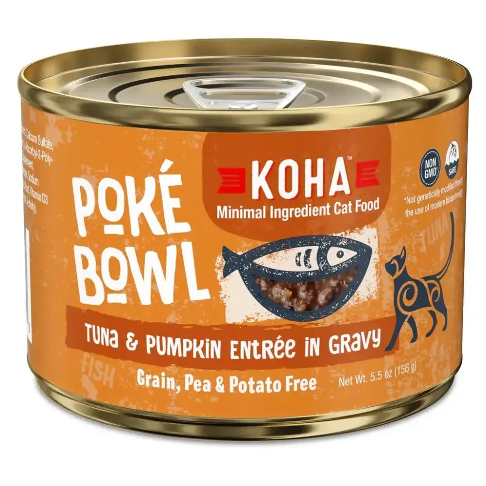 KOHA Poké Bowl Tuna & Pumpkin Entrée in Gravy for Cats - Talis Us