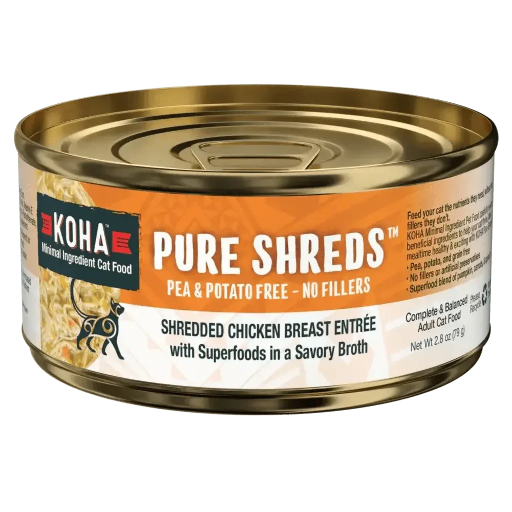 KOHA Pure Shreds Shredded Chicken Breast Entrée for Cats - Talis Us