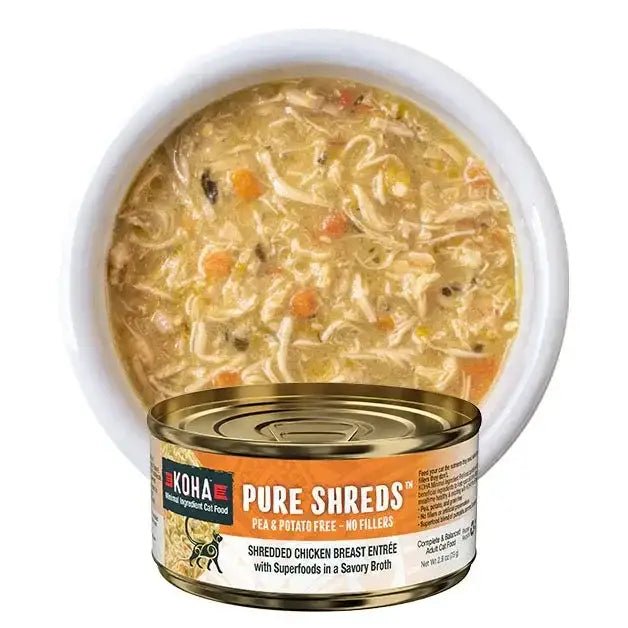 KOHA Pure Shreds Shredded Chicken Breast Entrée for Cats - Talis Us