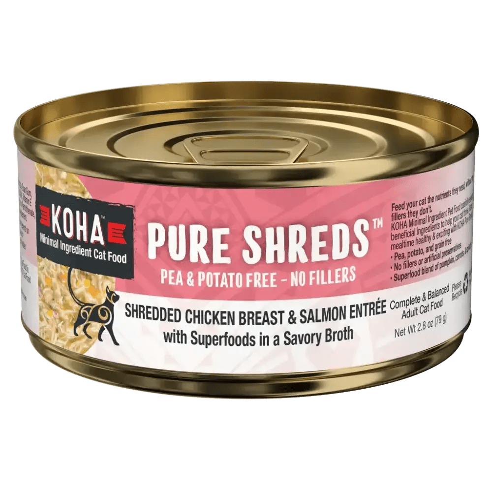 KOHA Pure Shreds Shredded Chicken Breast & Salmon Entrée Wet Cat Food - Talis Us