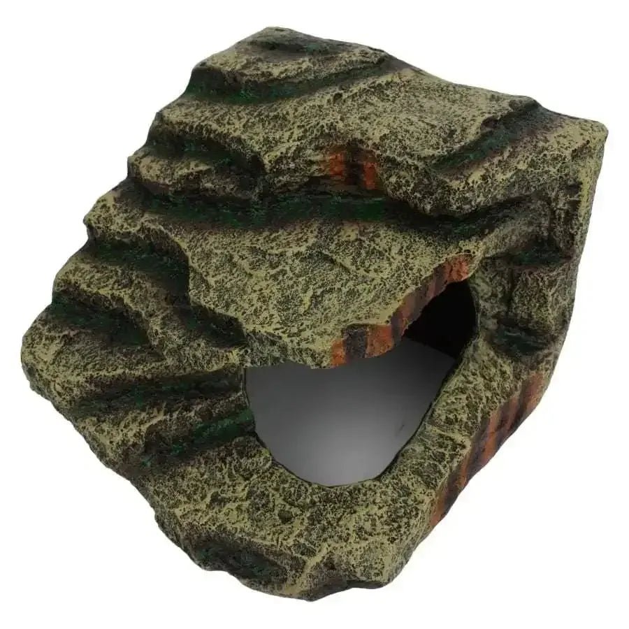 Komodo Corner Hut Hideout Habitat Decor for Bearded Dragon Lizard Crested Gecko Snake - Talis Us