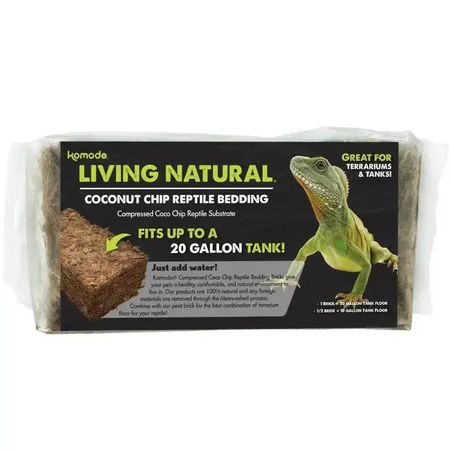 Komodo Living Natural Coconut Chip Reptile Bedding Brick - Talis Us