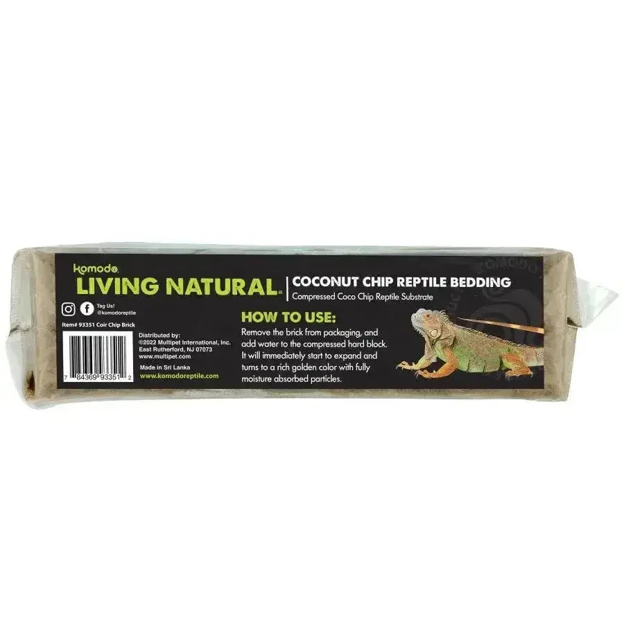 Komodo Living Natural Coconut Chip Reptile Bedding Brick - Talis Us